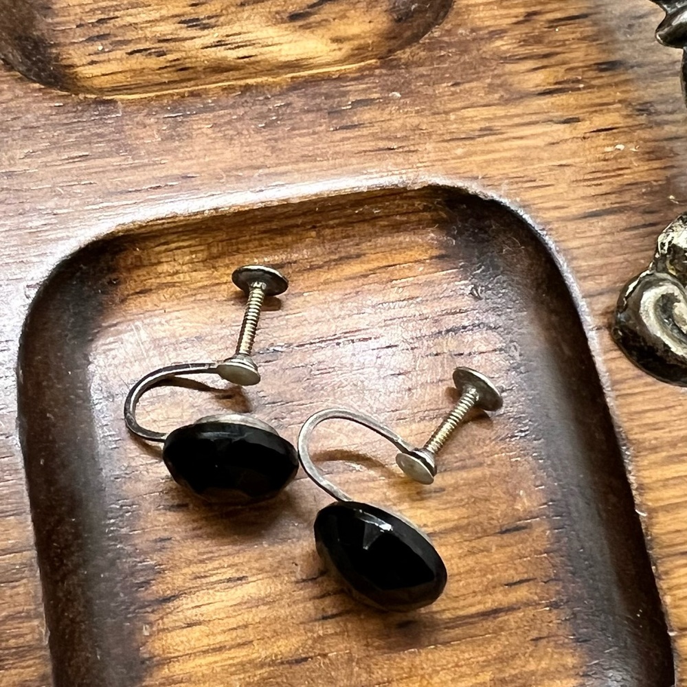 Vintage Silver 925 Screw back earrings! - Picture 3 of 12